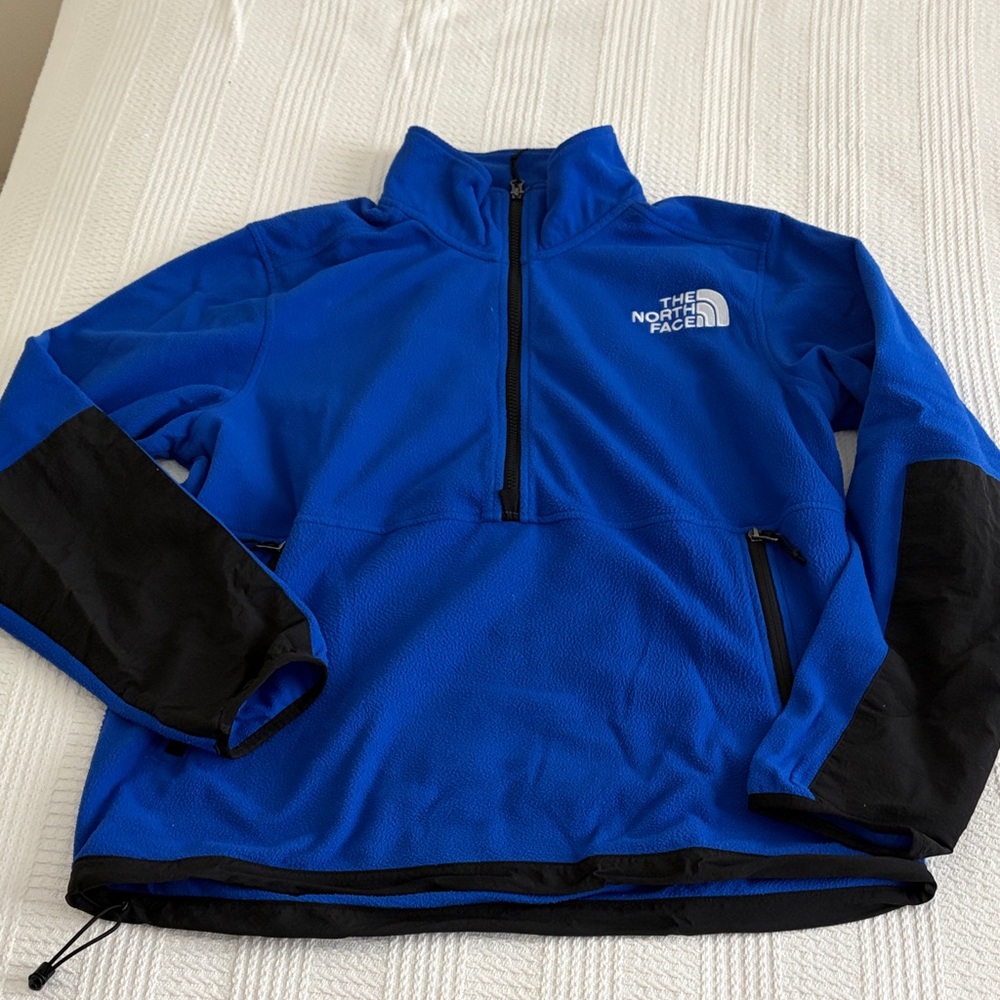 The North Face Royal Blue and Black Fleece Jacket